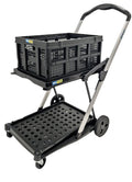 Folding Cart with Storage Basket A436