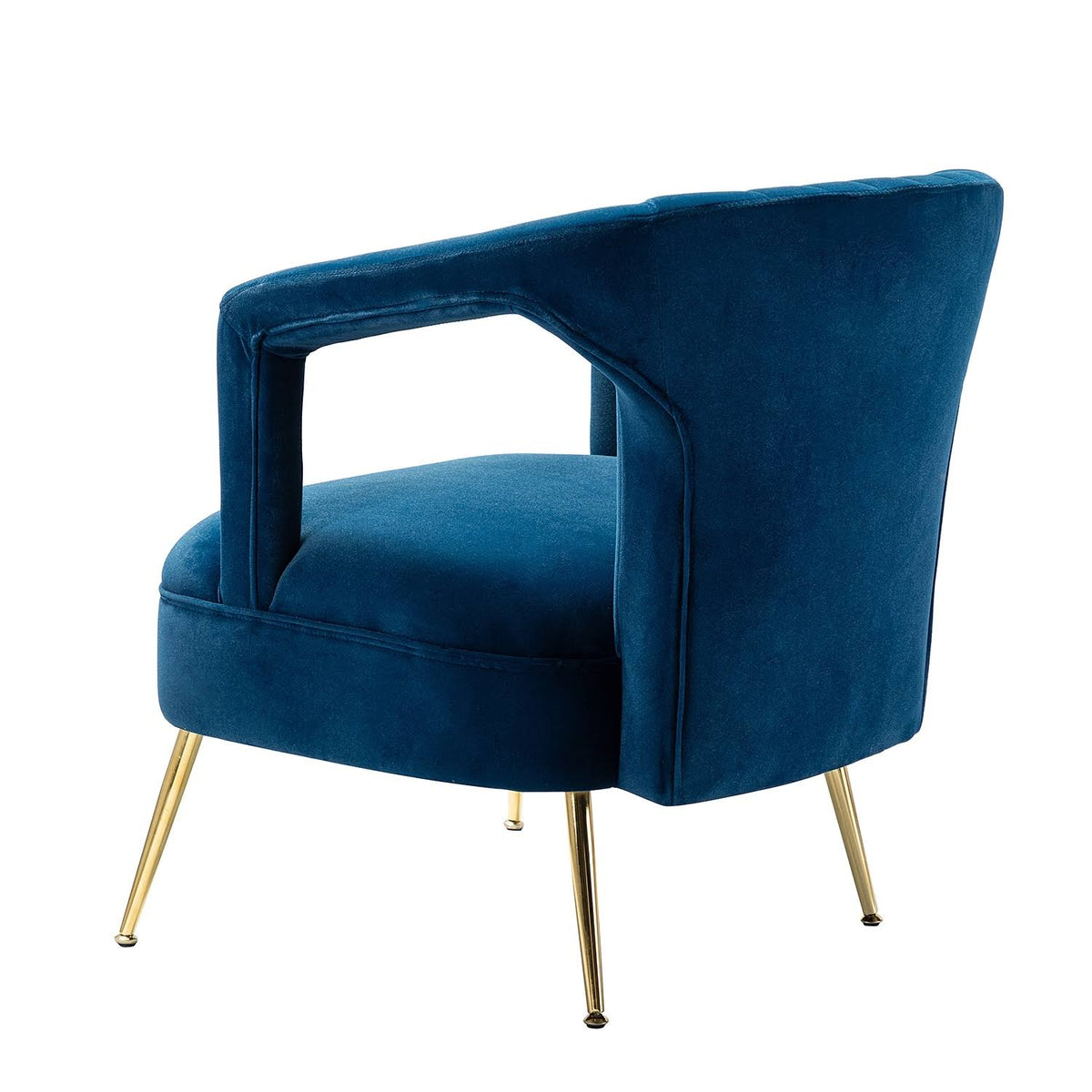 Grey Tufted Accent Barrel Chair F6266