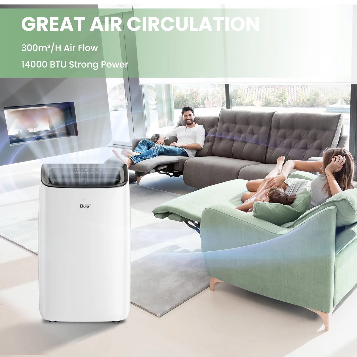 Wifi Portable Air Conditioner 8150BTU O301683