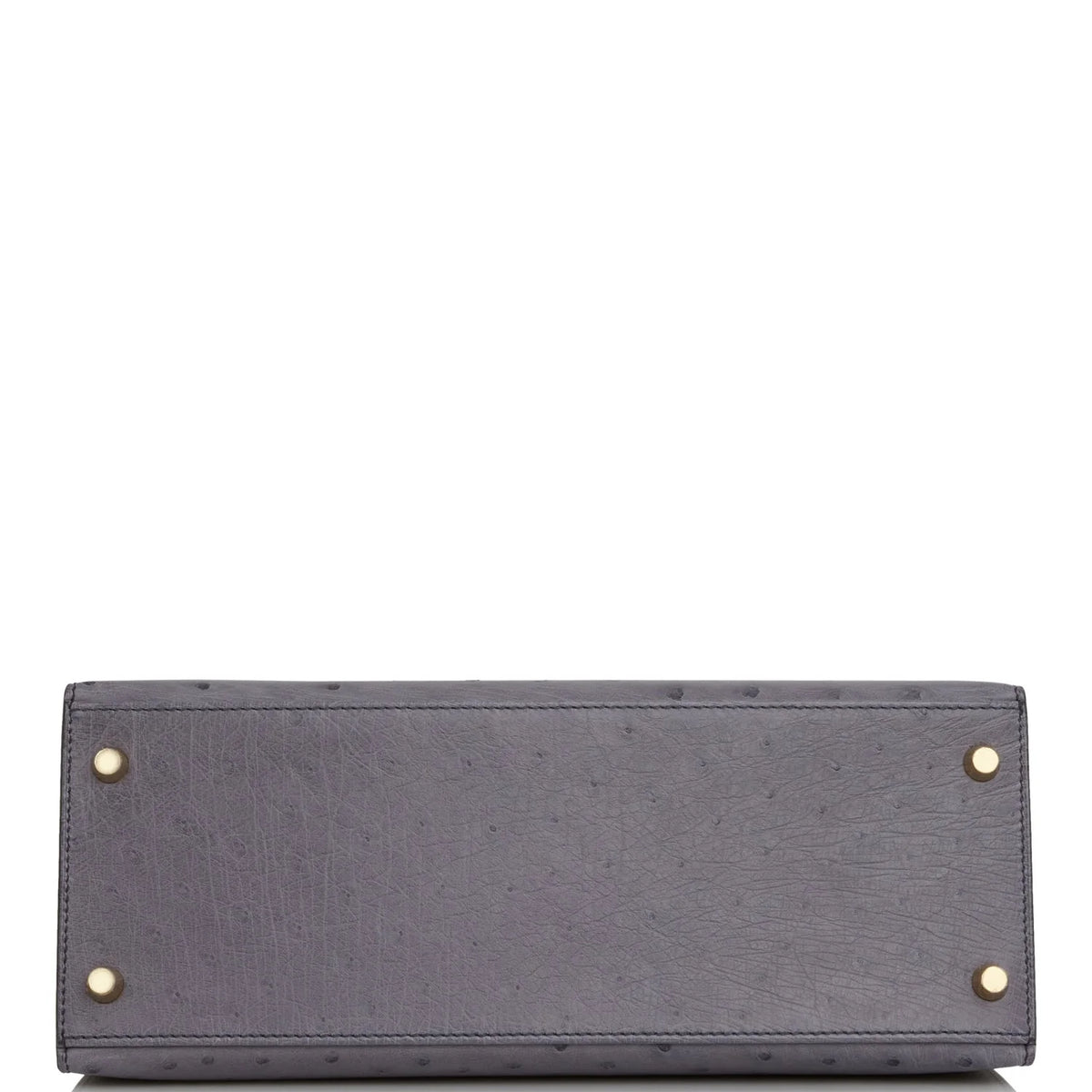 Gris Agate and Gris Perle Ostrich Bag R815