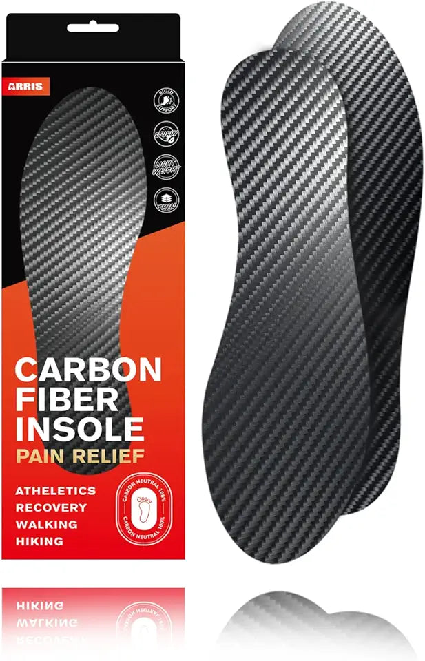 Carbon Fiber Insole 1 Pair Rigid Shoe Insert A199604