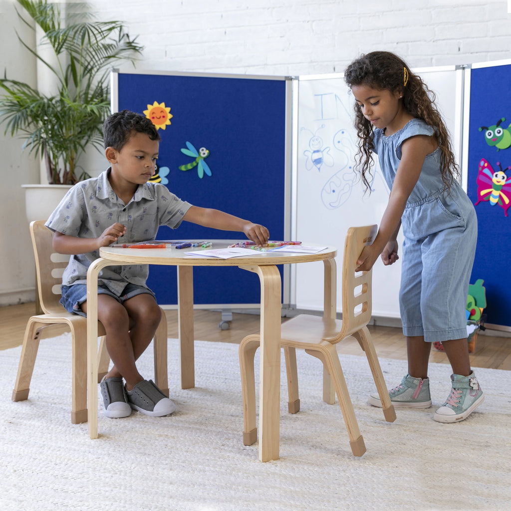 Bentwood Chair, 12in Seat Height, Natural, 2-Pack E82278