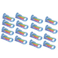 King Kool Lounge Floating Swimming Pool Lounger with Cupholder 16 Pack Y561