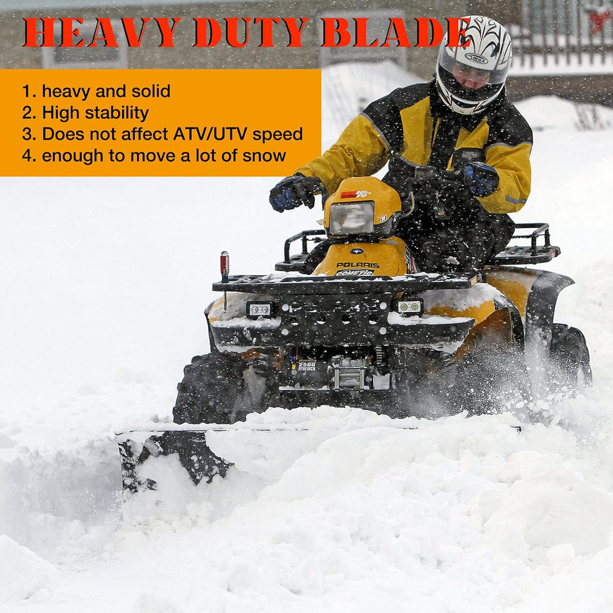 Universal Steel Snow Plow Kit for Pickup Trucks UTV ATV 50 Inch R732598