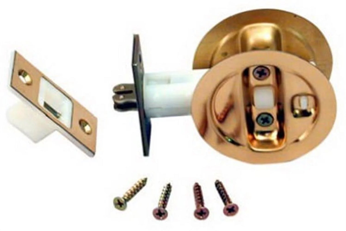 Brass Pocket Door Privacy Lock N29086