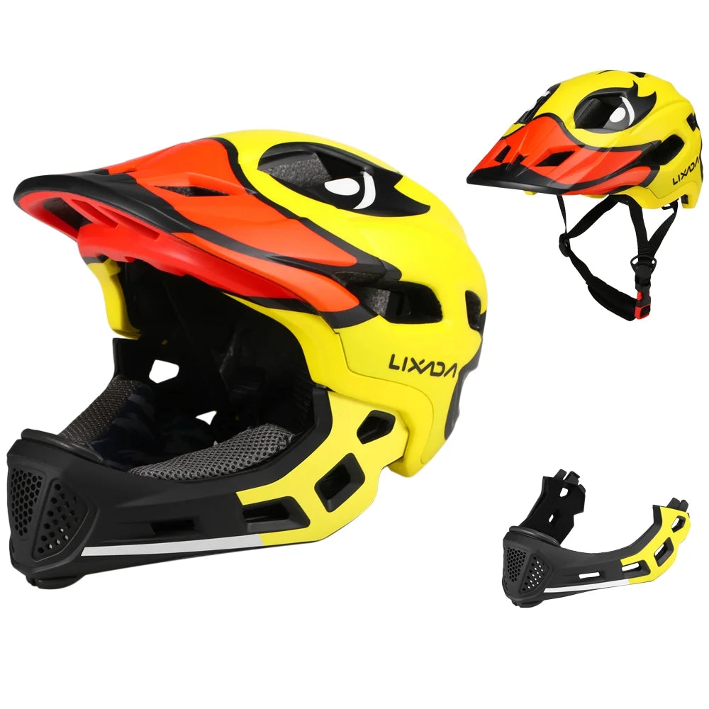 Kids Detachable Full Face Helmet for Cycling Skateboarding Roller Skating K639673