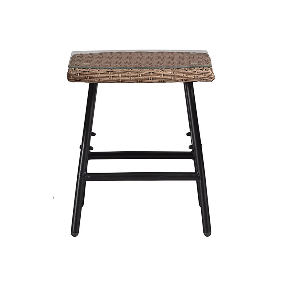 Outdoor Patio Papasan Chair Set with End Table O807851