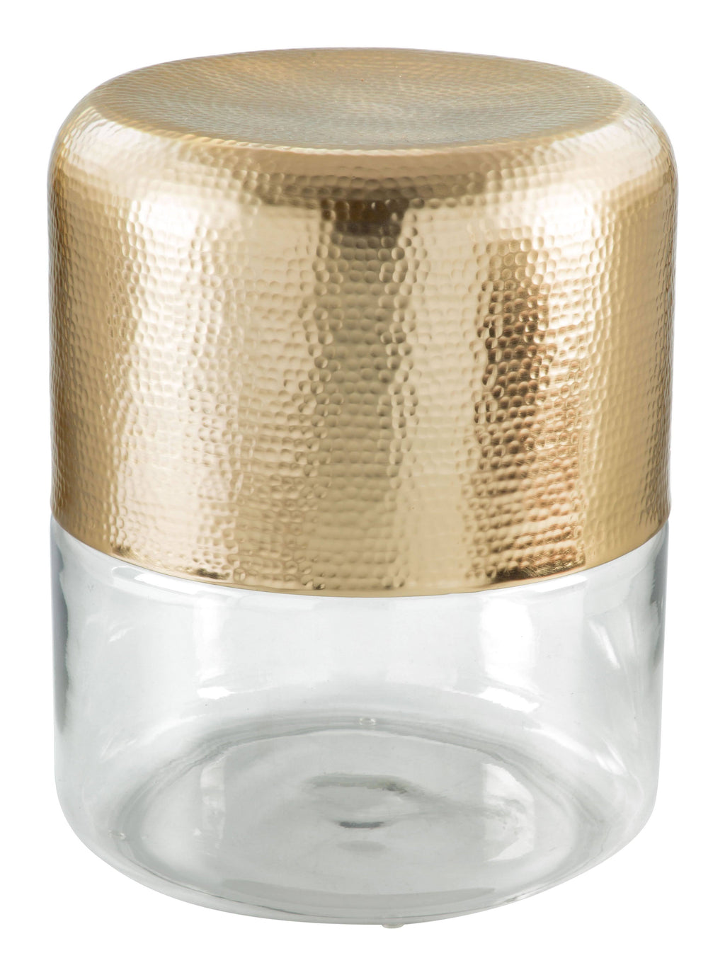 Clear & Gold Side Table F149278