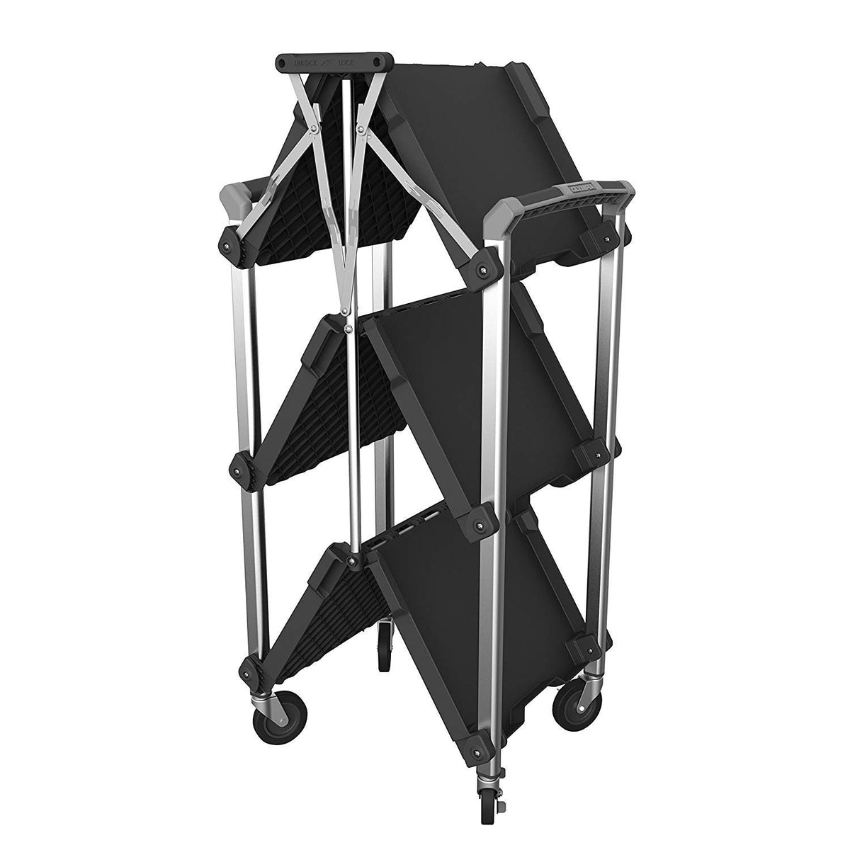 Collapsible Service Rolling Cart, XL, 300LB Capacity E326
