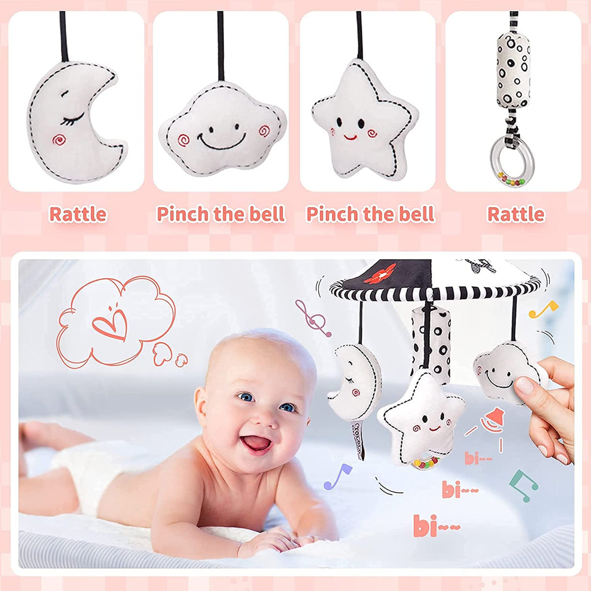 Hanging Baby Toys for Stroller M4047