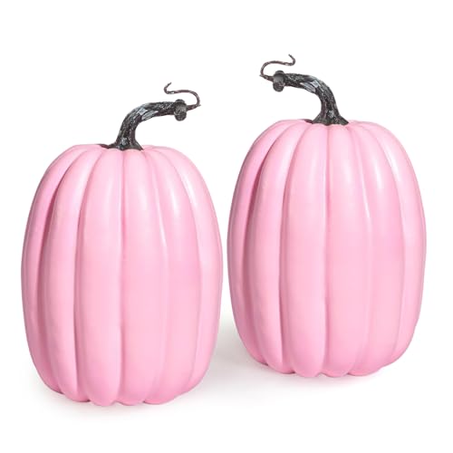 8 Inch 2PCS Orange Artificial Pumpkins X251