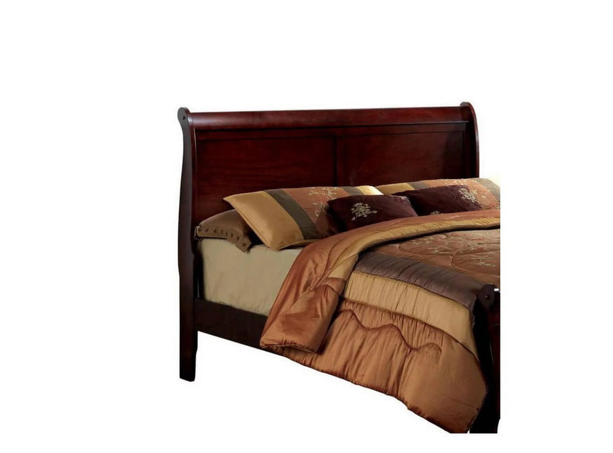 Queen Size Cherry Solidwood Sleigh Bed K749812