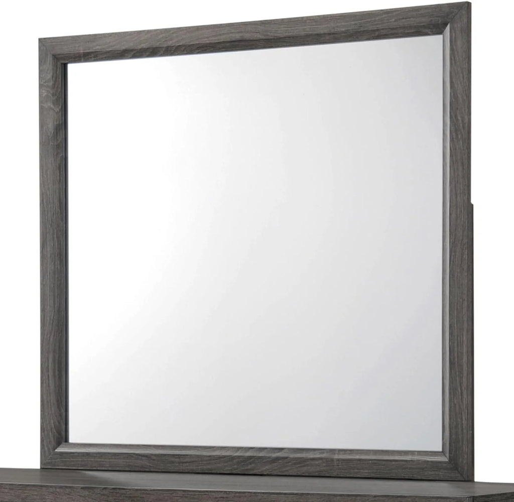 Wood Dresser & Mirror M5563