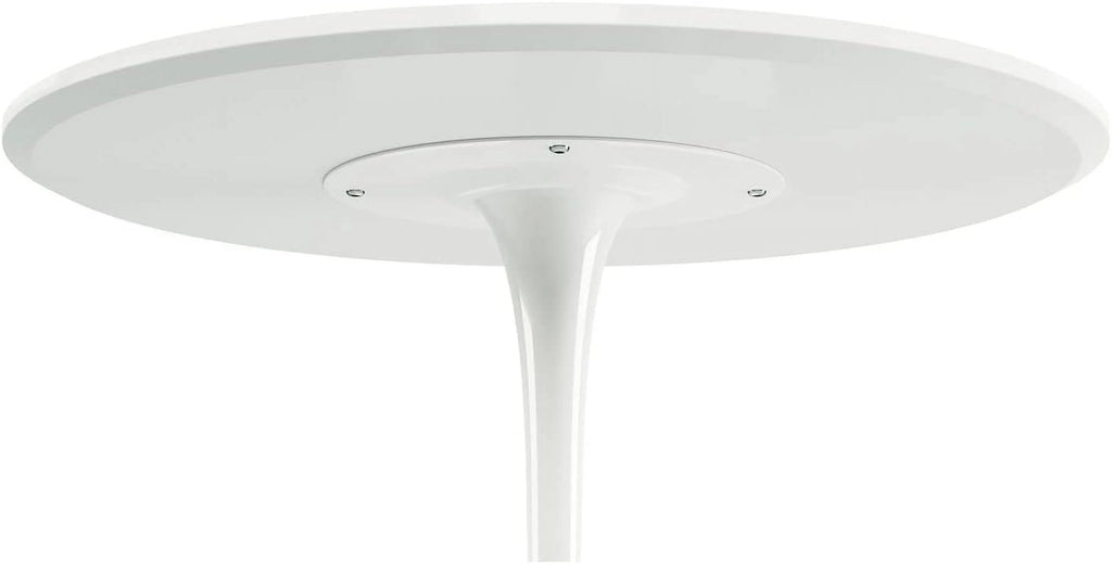 White Wood Top Dining Table R155710