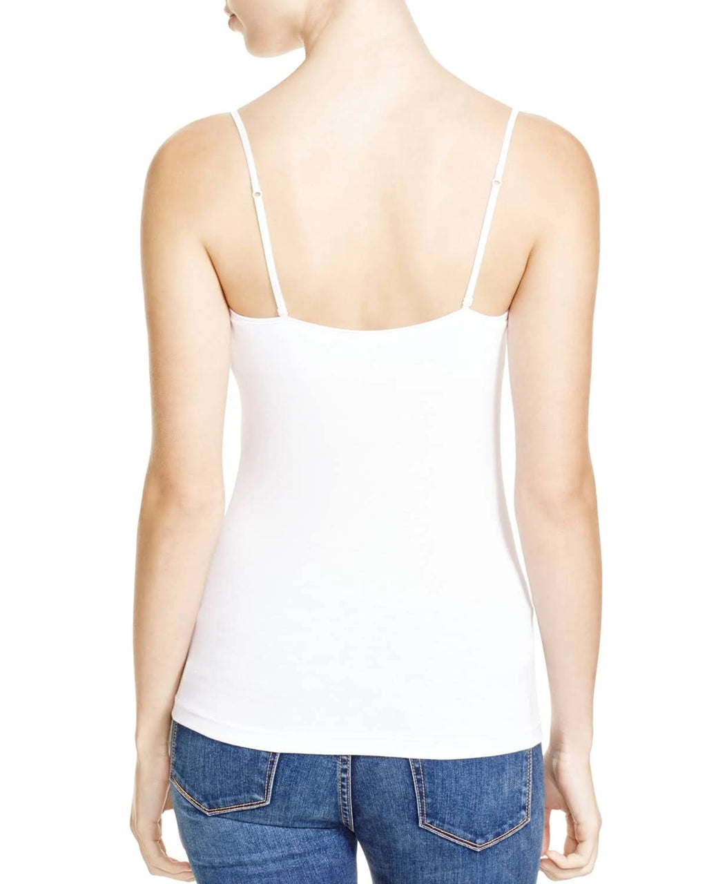 White Long Camisole A16258