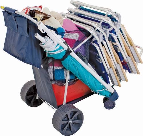 Wide Wheels Beach Cart B4067