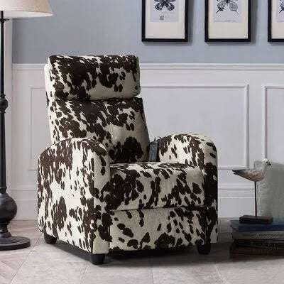 Red Barrel Studio Fabric Brown Manual Standard Recliner Q893