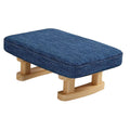 Blue Padded Small Ottoman Foot Rest J3365