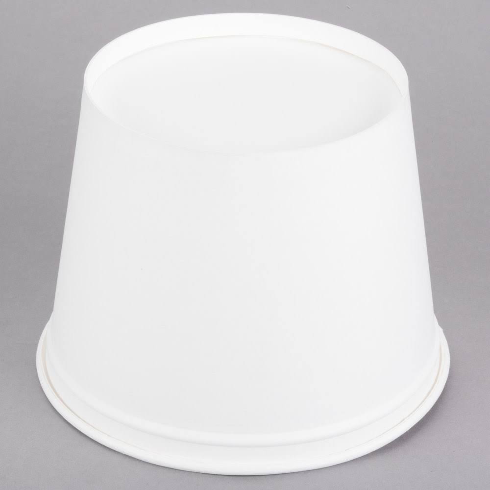 83 oz White Paper Bucket (Case of 100) X207