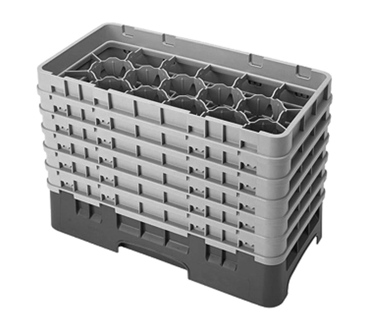 17 Compartments Glass Rack C62306