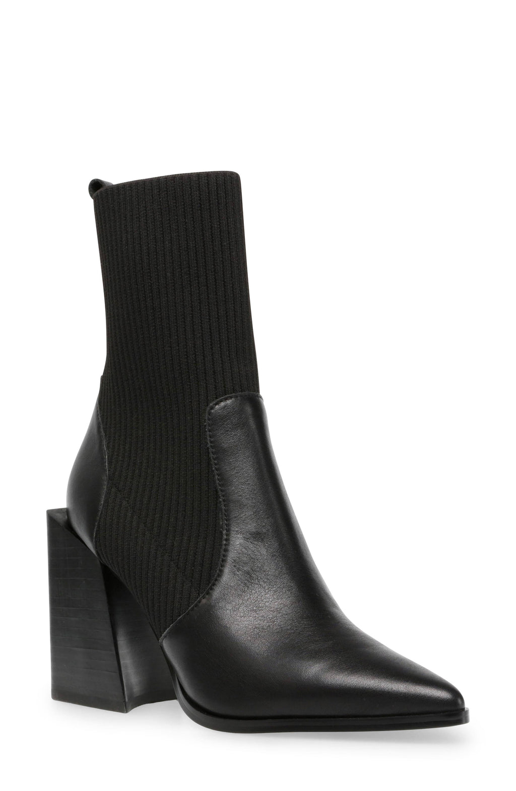 Black Leather Shoes Z573608