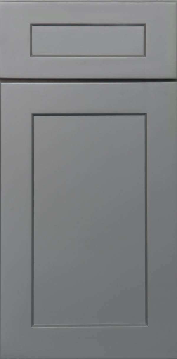 Grey 2 Doors 2 Drawers 1 Shelf Base Cabinet High-Density Fiberboard Z611