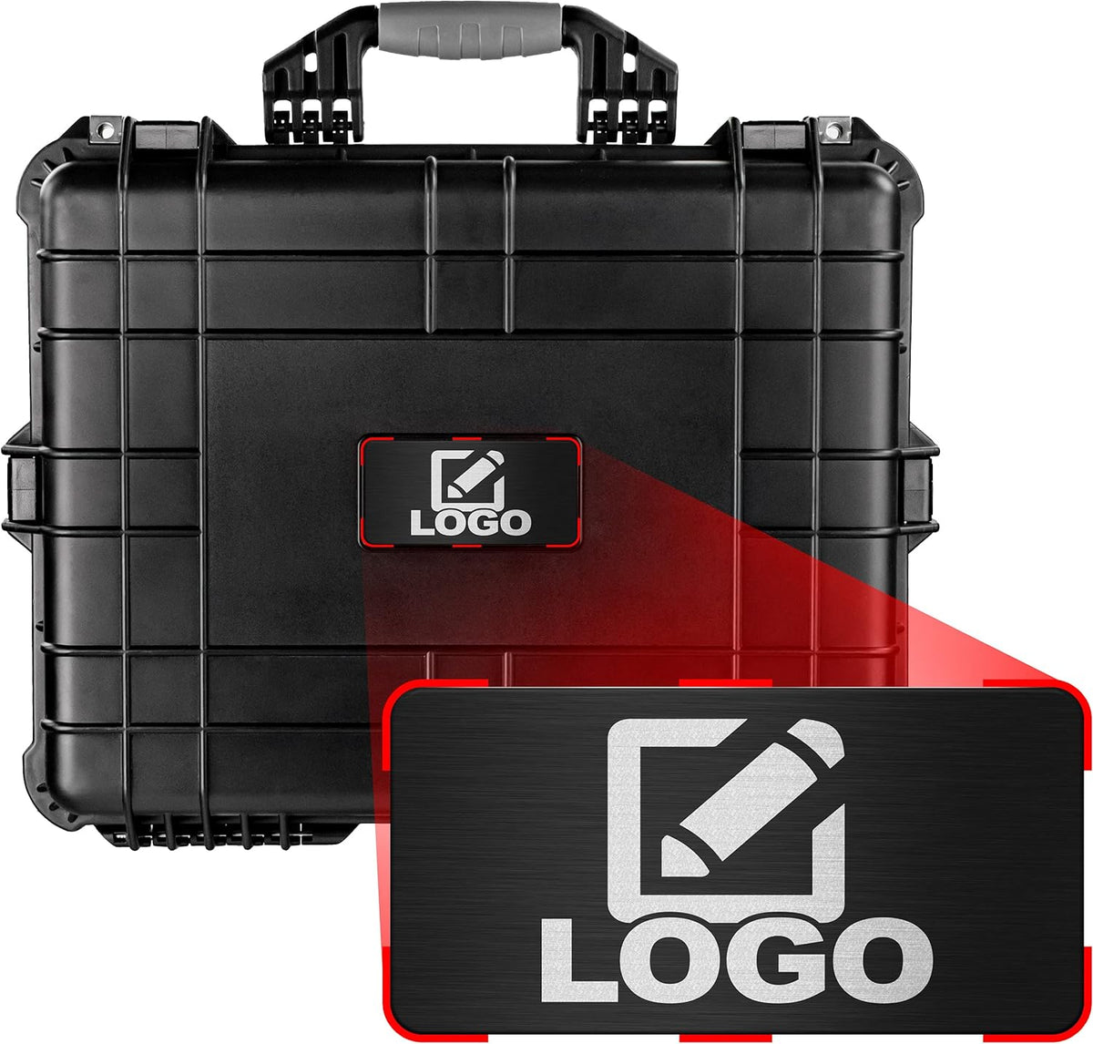 Yellow 20 Inch Waterproof Shockproof Camera Case with Foam T888