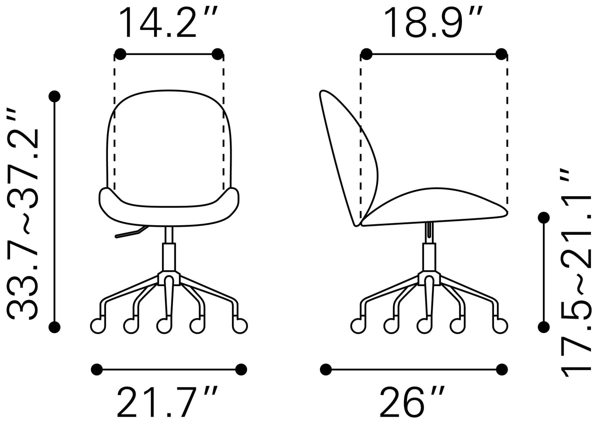 Black Office Chair W25655