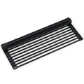 Matte Black Over Sink Roll-Up Dish Drying Rack B7802