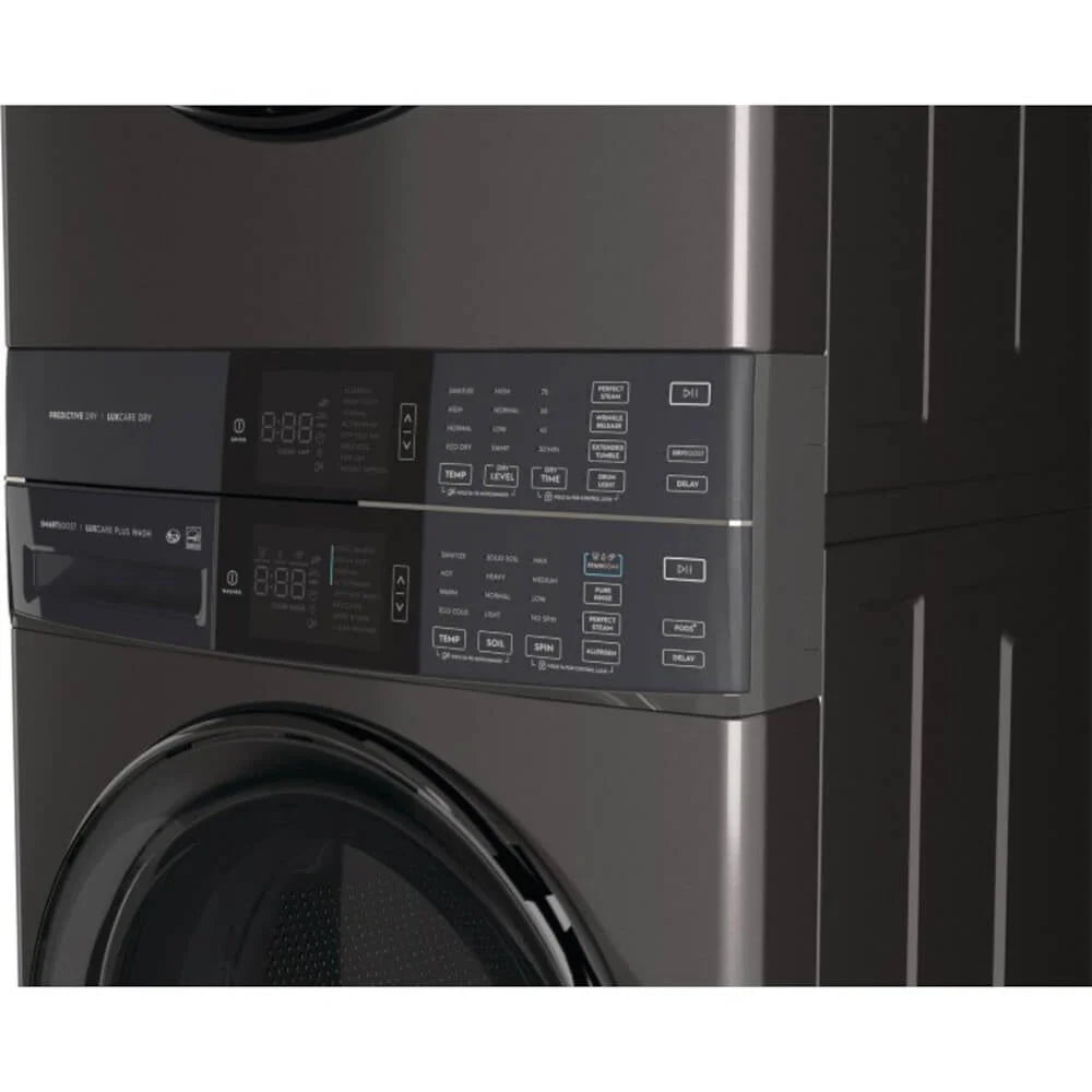 4.5 Cu. Ft. Washer 8 Cu. Ft. Dryer Electric Stacked Laundry Center E9075