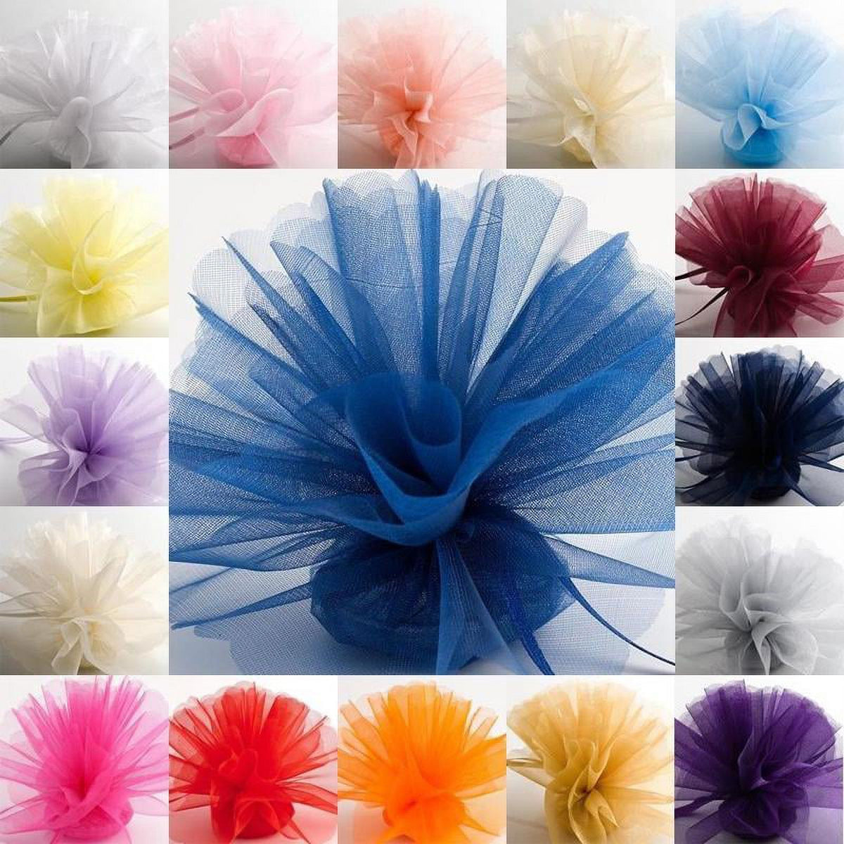25pcs 9" Pink Tulle Circles Z391575