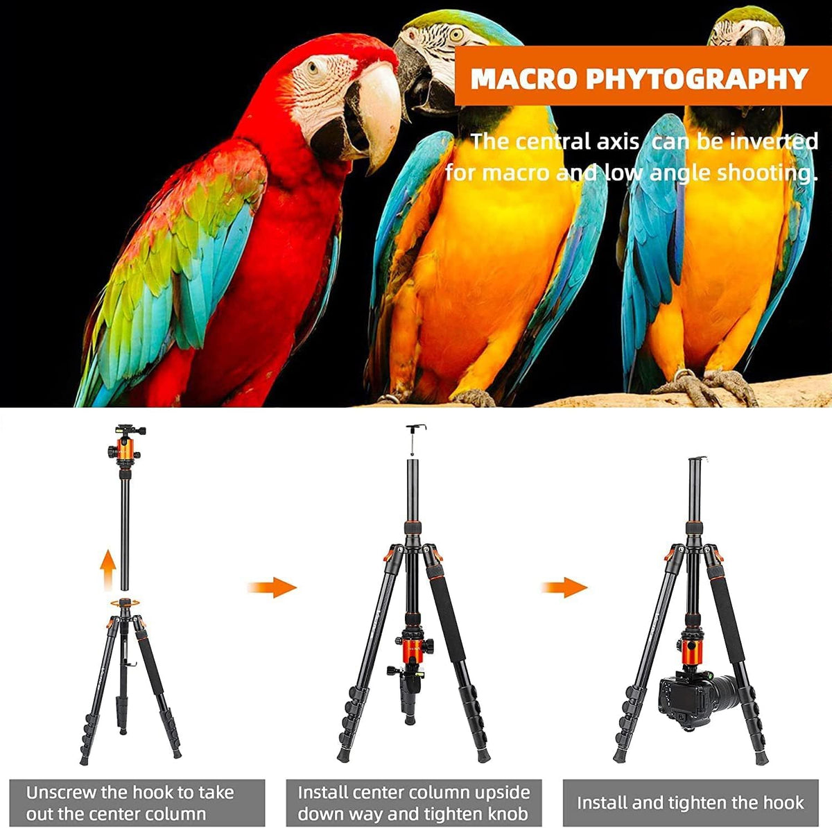 82 inches Aluminum Tripod with 360 Degree Ball Head, Pack of 2 X884