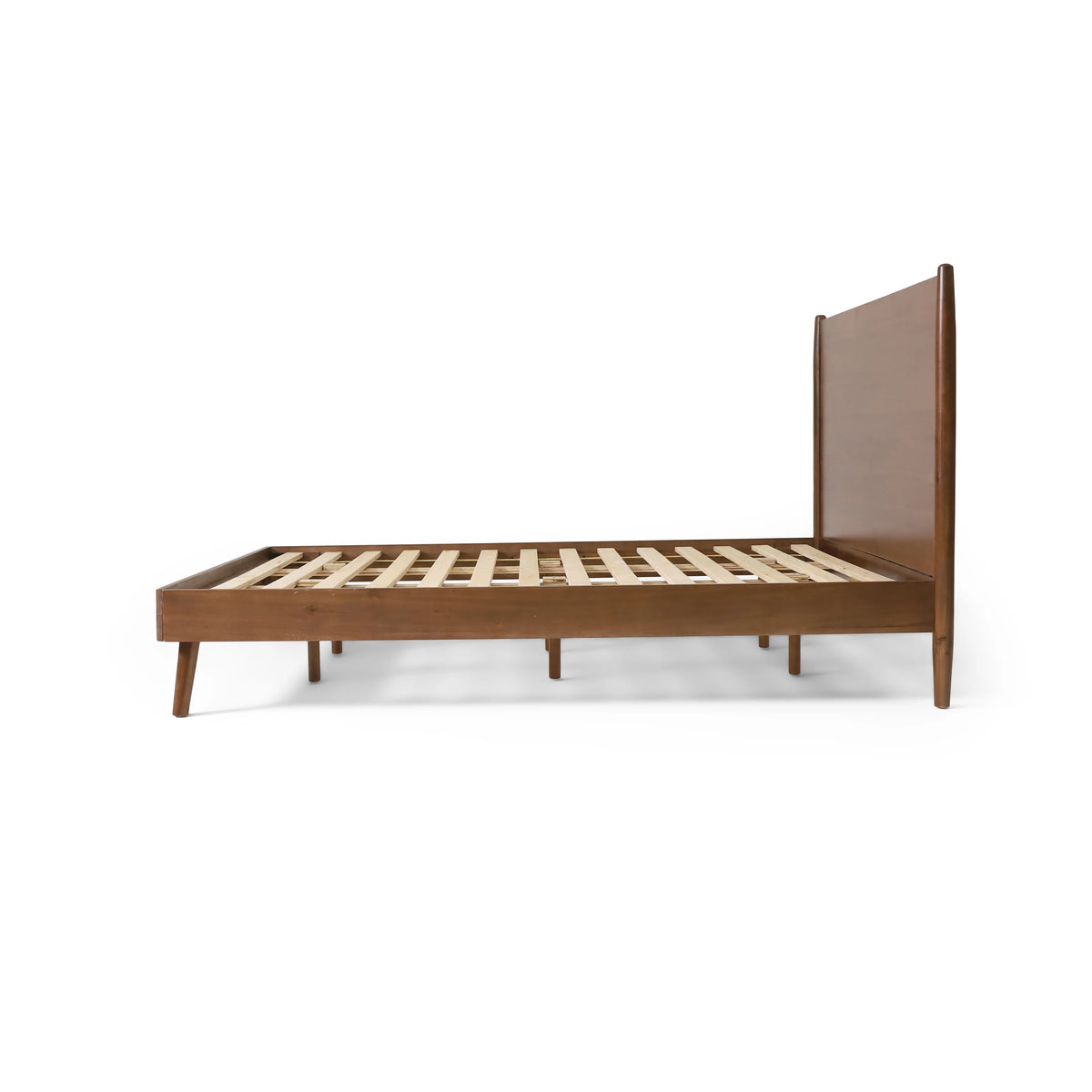 Mid Century Wood Bed V402