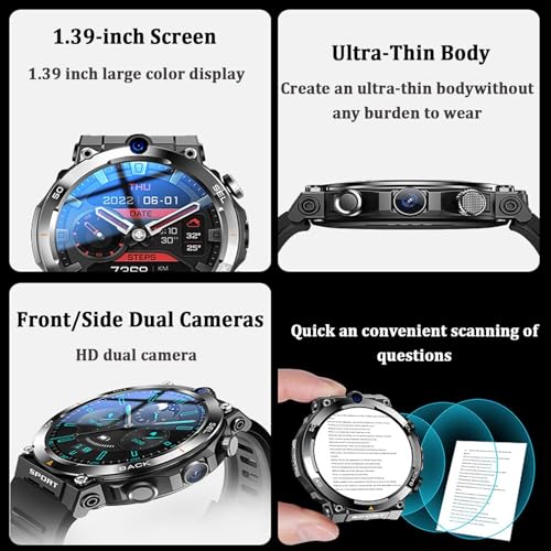 4g Sim Card Smartwatch with 1.39" Round Screen T4481