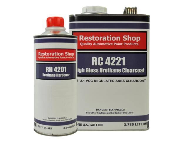 Buckskin Tan Low VOC Urethane Basecoat Clearcoat Car Auto Paint Complete Medium Gallon Kit B244828