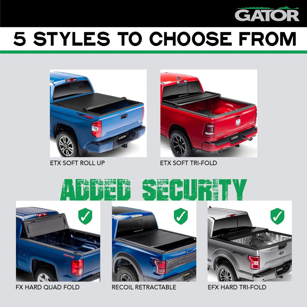 Soft Tri-Fold Truck Bed Tonneau Cover B4122