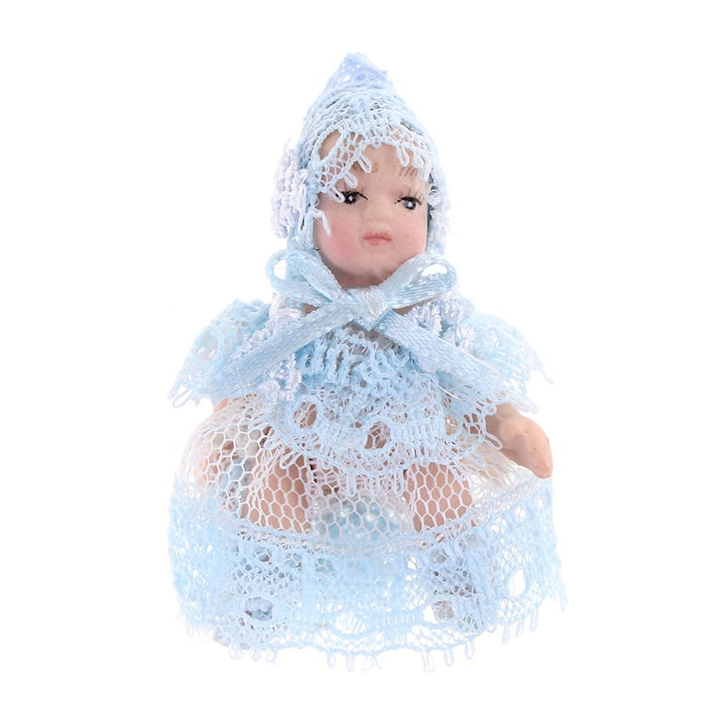 1:12 Dollhouse Miniature Baby Doll People Model Body Joints Moveable Doll R22357