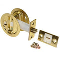 Brass Pocket Door Privacy Lock N29086