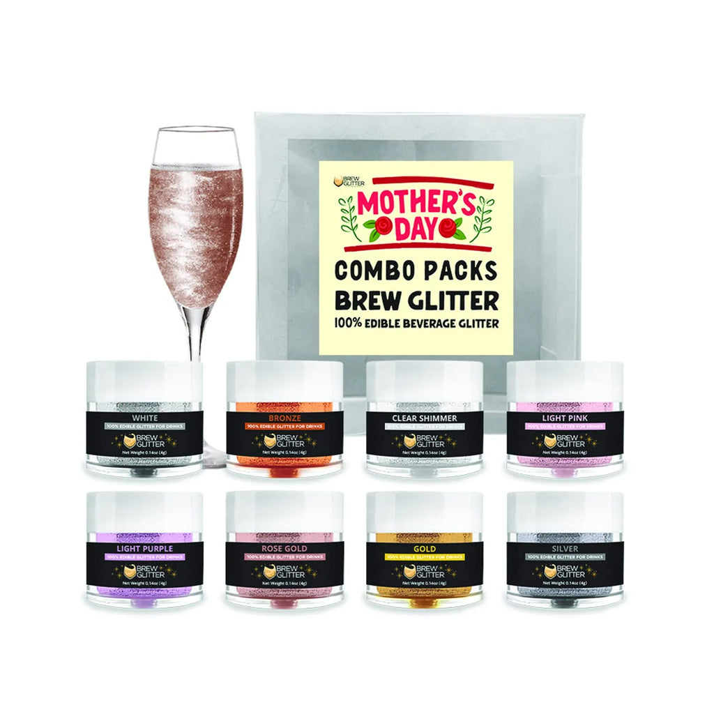 Edible Glitter Assortment 4G 8X Jars I643714