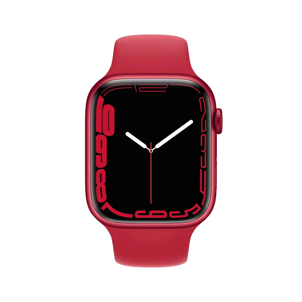 Red 45 mm Aluminum Case Smartwatch with Sport Band C34122
