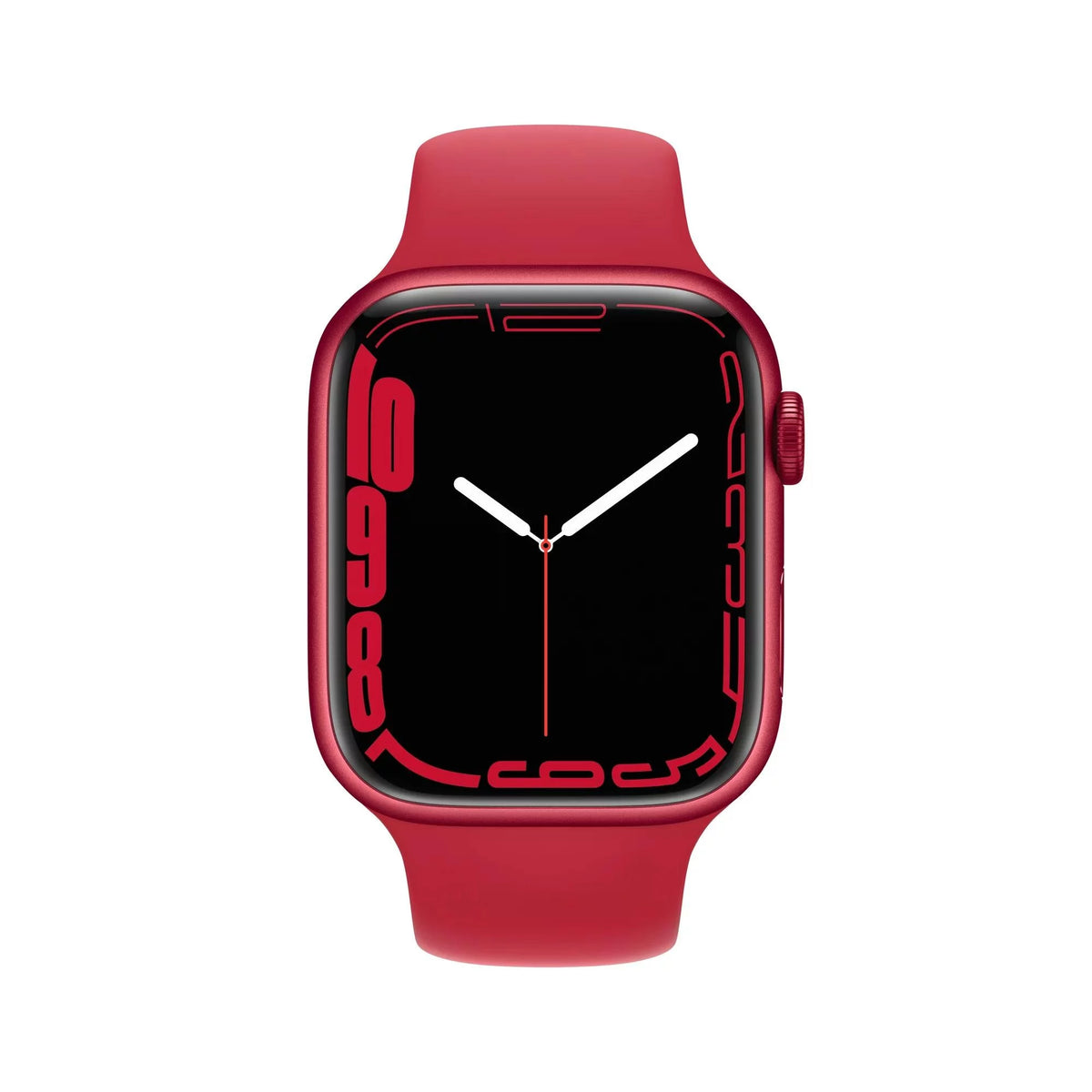 Red 45 mm Aluminum Case Smartwatch with Sport Band C34122