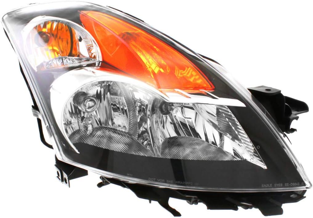 Gray Bezel Halogen Headlight Assembly for Nissan Altima 2008 2009 N662638