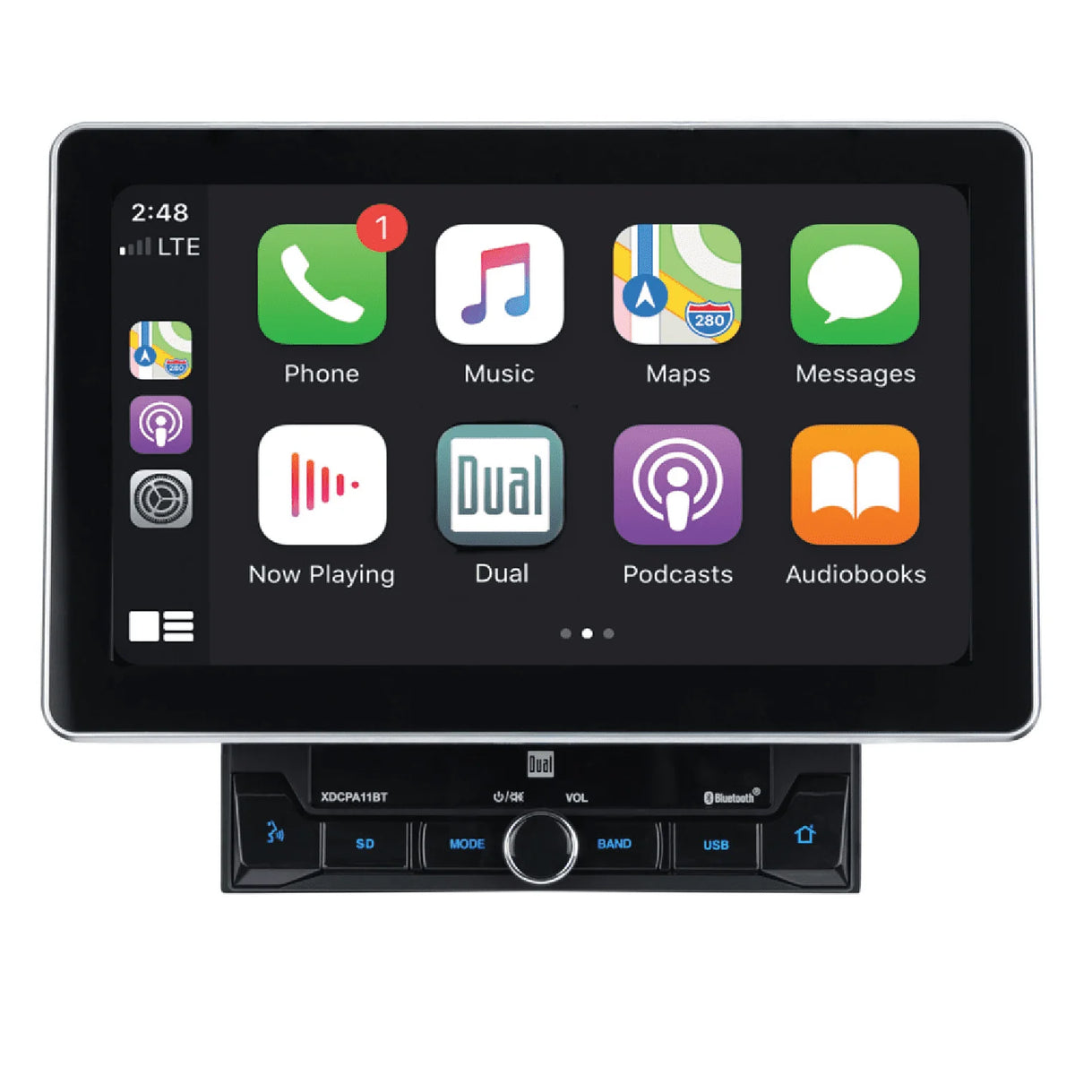 10.1 Double DIN Car Stereo with Apple CarPlay Android Auto C368026