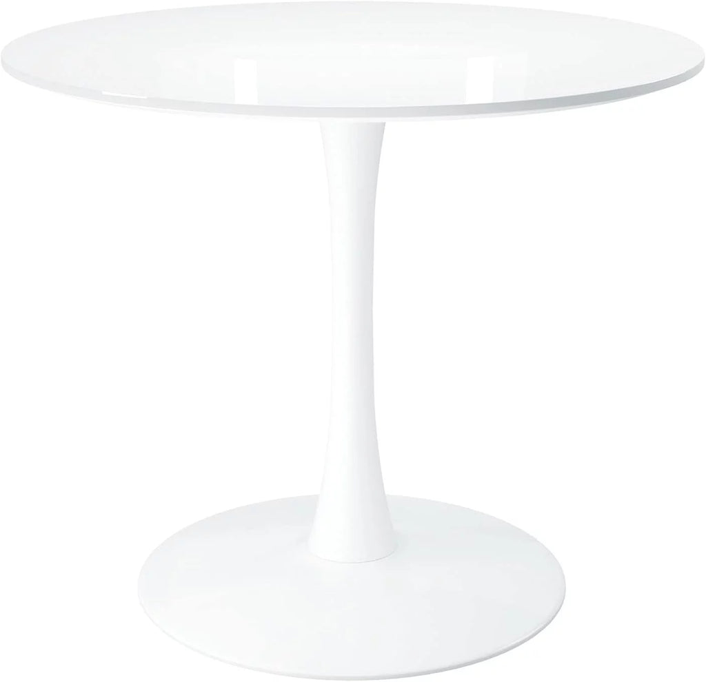 White Wood Top Dining Table R155710