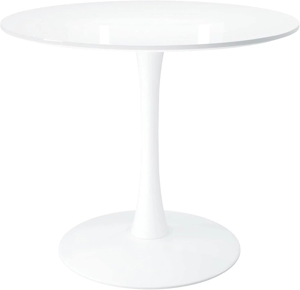 White Wood Top Dining Table R155710
