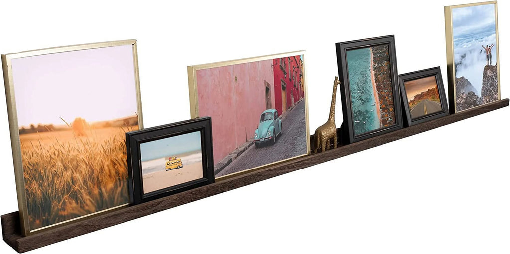 72" Narrow Wooden Floating Shelf Set of 2 Y290153