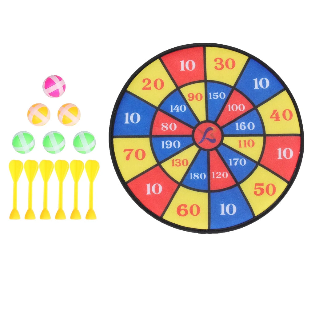 Flocking Dart Board with 4pcs Darts Dartboard Set A744