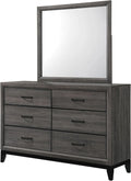Wood Dresser & Mirror M5563
