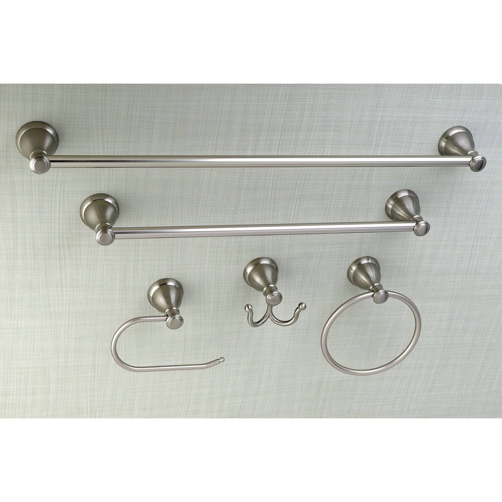 Satin Nickel Bathroom 5-Piece Accessory Set G857