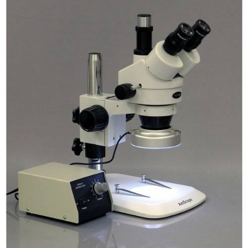 Trinocular Stereo Zoom Microscope, 7X-90X Magnification, 0.7x-4.5x Zoom Object L528